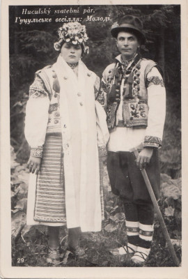 B76168 Romania Ukraine Jasina Folk Costume Hucul Huculsky scatebni foto