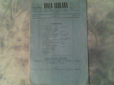 Revista Viata Scolara-Anul I-Nr 3-1925 foto