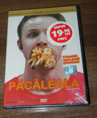 DVD FILM ORIGINAL NOU SUPER SIZE ME / PACALEALA. SUBTIRARE ROMANA. SIGILAT foto