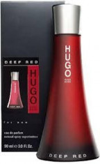 Parfum Original Dama Hugo Boss Deep Red 90 ml EDP 220 Ron TESTER foto