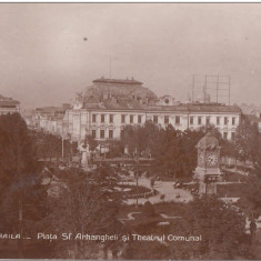 B76206 Braila Piata sf Arhanghei si Teatrul