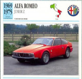 06 Foto Automobilism -ALFA ROMEO, JUNIOR Z -Italia -1969-1975 -pe verso date tehnice in franceza -dim. 138X138 mm -starea ce se vede