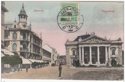 B76312 Oradea Piata bemer 1909 TCV foto