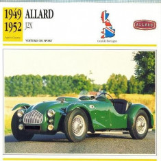 22 Foto Automobilism - ALLARD J2X - Marea Britanie -1949-1952 -pe verso date tehnice in franceza -dim. 138X138 mm -starea ce se vede
