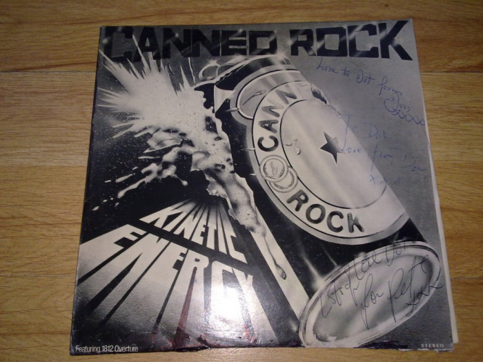 Canned Rock &amp;amp;ndash; Kinetic Energy (1978, Canned Rock Records, Made in UK) vinil vinyl