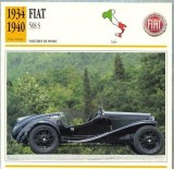 32 Foto Automobilism - FIAT 508 S - ITALIA -1934-1940 -pe verso date tehnice in franceza -dim. 138X138 mm -starea ce se vede
