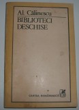 Al. Calinescu - Biblioteci deschise