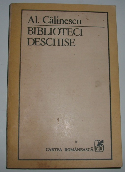 Al. Calinescu - Biblioteci deschise
