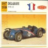 03 Foto Automobilism - DELAHAYE, TYPE 145 -Franta -1937-1938-pe verso date tehnice in franceza -dim. 138X138 mm -starea ce se vede