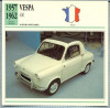 99 Foto Automobilism - VESPA 400 - FRANTA - 1957-1962 -pe verso date tehnice in franceza -dim.138X138 mm -starea ce se vede