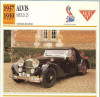 74 Foto Automobilism - ALVIS SPEED 25 - Marea Britanie -1937-1939 -pe verso date tehnice in franceza -dim.138X138 mm -starea ce se vede
