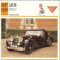 74 Foto Automobilism - ALVIS SPEED 25 - Marea Britanie -1937-1939 -pe verso date tehnice in franceza -dim.138X138 mm -starea ce se vede