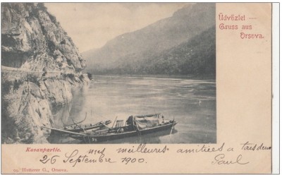 B76334 Orsova La Cazane 1900 foto