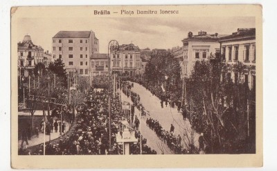 B76298 Braila Animatie mare in Piata Dumitru ionescu foto