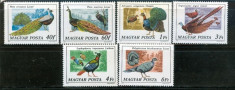 UNGARIA 1977, Fauna - Pauni ?i fazani, serie completa neuzata , MNH foto