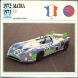 65 Foto Automobilism - MATRA 670 - FRANTA -1972-1973 -pe verso date tehnice in franceza -dim.138X138 mm -starea ce se vede