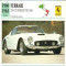 92 Foto Automobilism - FERRARI 250 GT BERLINETTE 1960 - ITALIA - 1960-1963 -pe verso date tehnice in franceza -dim.138X138 mm -starea ce se vede