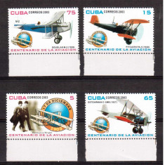 CUBA 2003, Aviatie, serie neuzata, MNH