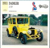 52 Foto Automobilism - DAIMLER 23 HP - Marea Britanie -1911 -pe verso date tehnice in franceza -dim.138X138 mm -starea ce se vede