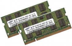 Memorii RAM DDR2 Samsung 2Gb 800Mhz pentru laptop NOI SIGILATE sodimm PC 6400 foto