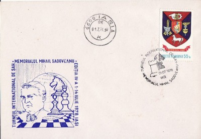 FDC sah - Iasi 1978 foto