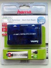 Multi-Card Reader HAMA USB 2.0 1000in1 SDXC ready NOU si SIGILAT ! foto