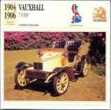 111 Foto Automobilism - VAUXHALL 7/9 HP - Marea Britanie - 1904-1906 -pe verso date tehnice in franceza -dim.138X138 mm -starea ce se vede