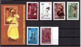 CUBA 2012, Dansuri populare afro-cubaneze, serie neuzata, MNH