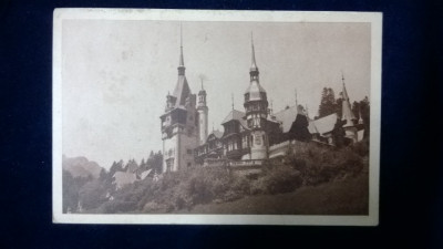 Vedere din Sinaia - Intreg postal - Castelul Peles - circulata 1956 foto