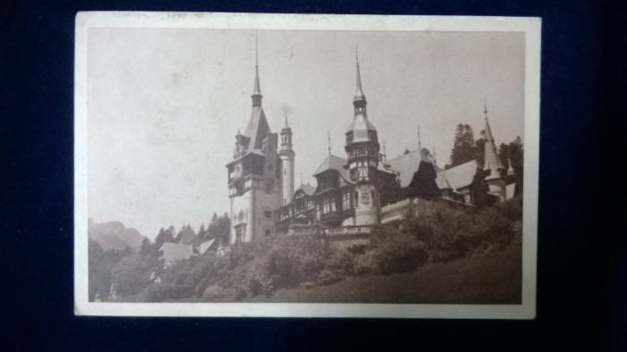 Vedere din Sinaia - Intreg postal - Castelul Peles - circulata 1956