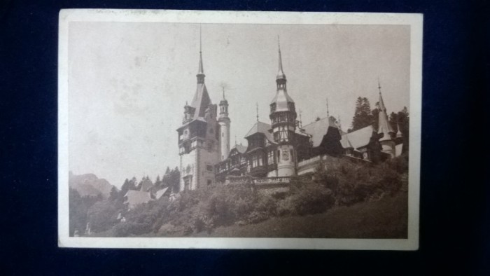 Vedere din Sinaia - Intreg postal - Castelul Peles - circulata 1956