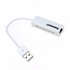 Tronsmart - Adaptor USB la RJ45 Placa de retea USB 10/100Mbps - Reali - Compatibil MiniPC MK908, MK908II, Windows, MacOS foto