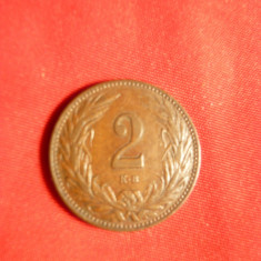 Moneda 2 Filleri 1910 Ungaria ,bronz ,cal.F.Buna