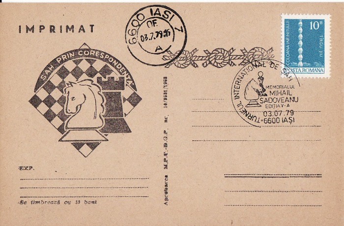 Intreg postal sah - Iasi 1979