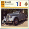 161 Foto Automobilism - RENAULT PRIMAQUATRE SPORT - FRANTA - 1939-1940 -pe verso date tehnice in franceza -dim.138X138 mm -starea ce se vede