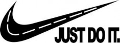 STICKER - JUST DO IT / COD - DIV_015 / ORICE CULOARE / ORICE STICKER LA COMANDA foto