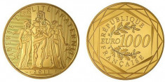 1000 EURO 2011 MONEDA AUR 24 K foto