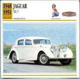 199 Foto Automobilism - JAGUAR MK V - Marea Britanie - 1948-1951 -pe verso date tehnice in franceza -dim.138X138 mm -starea ce se vede