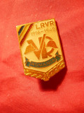 Insigna Liga Veteranilor de Razboi 1916-1945 ,h= 3 cm, Romania de la 1950