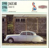 214 Foto Automobilism - JAGUAR MARK VII - Great Britain - 1950-1956 -pe verso date tehnice in franceza -dim.138X138 mm -starea ce se vede