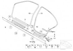 praguri interioare bmw e46 foto