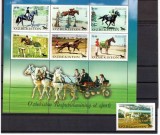 UZBEKISTAN 1999, Fauna - Cai, serie neuzata, MNH, Nestampilat