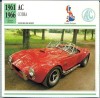 197 Foto Automobilism - AC COBRA - Marea Britanie - 1961-1966 -pe verso date tehnice in franceza -dim.138X138 mm -starea ce se vede