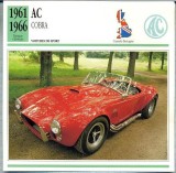 197 Foto Automobilism - AC COBRA - Marea Britanie - 1961-1966 -pe verso date tehnice in franceza -dim.138X138 mm -starea ce se vede