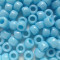 100 buc Margele plastic(acrilice) Pony Beads Opac Albastru deschis, 9 x 6 mm