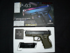 Pistol airsoft KP03 (Glock 32C) KJ Works foto