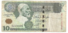 Libia 10 dinari 2004 Uzata