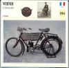 331 Foto Motociclism - WERNER LA MOTOCYCLETTE - FRANTA -1904 -pe verso date tehnice in franceza -dim.138X138 mm -starea ce se vede