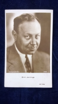 Emil Jannings - Vedere AMAG IRIS - foto Paramount Film 5748 - circulata Romania foto