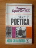 N4 Eugeniu Sperantia - Initiere in poetica, 1972, Alta editura